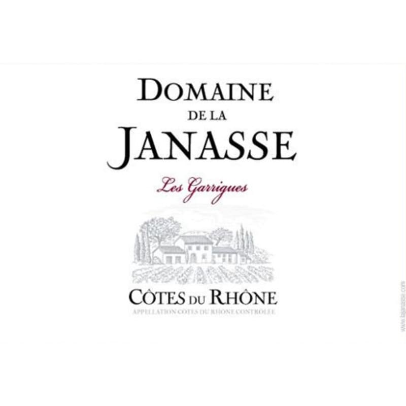Domaine de la Janasse Cotes du Rhone Cuvee Les Garrigue 2011 Front Label