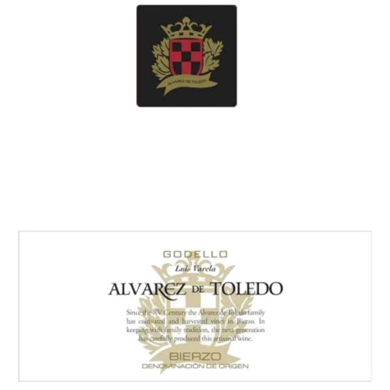 Vinos de Arganza Alvarez de Toledo Godello 2012 Front Label