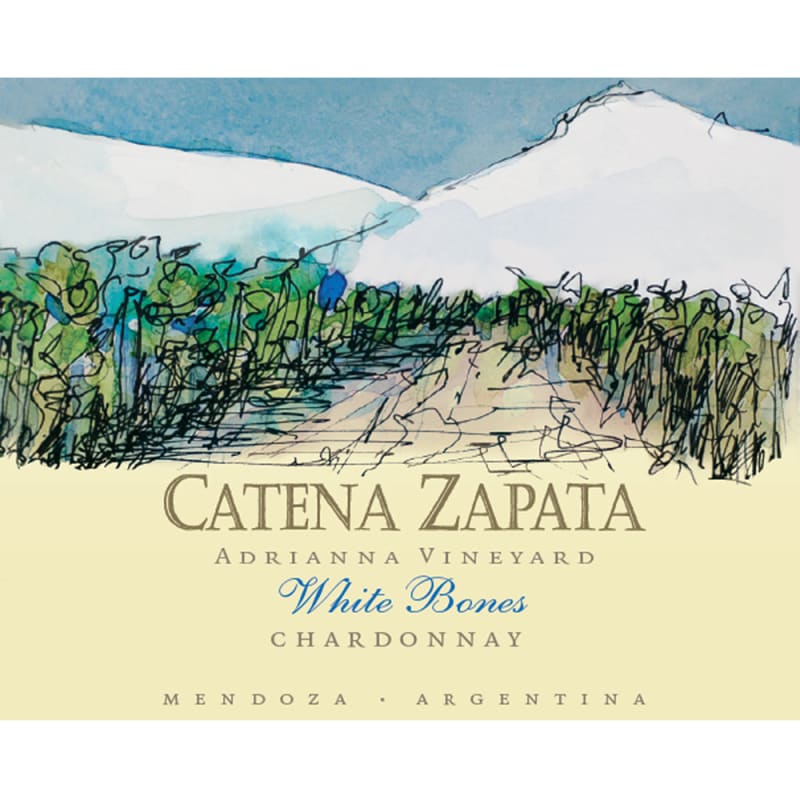 Catena Zapata Adrianna Vineyard White Bones Chardonnay 2009 Front Label