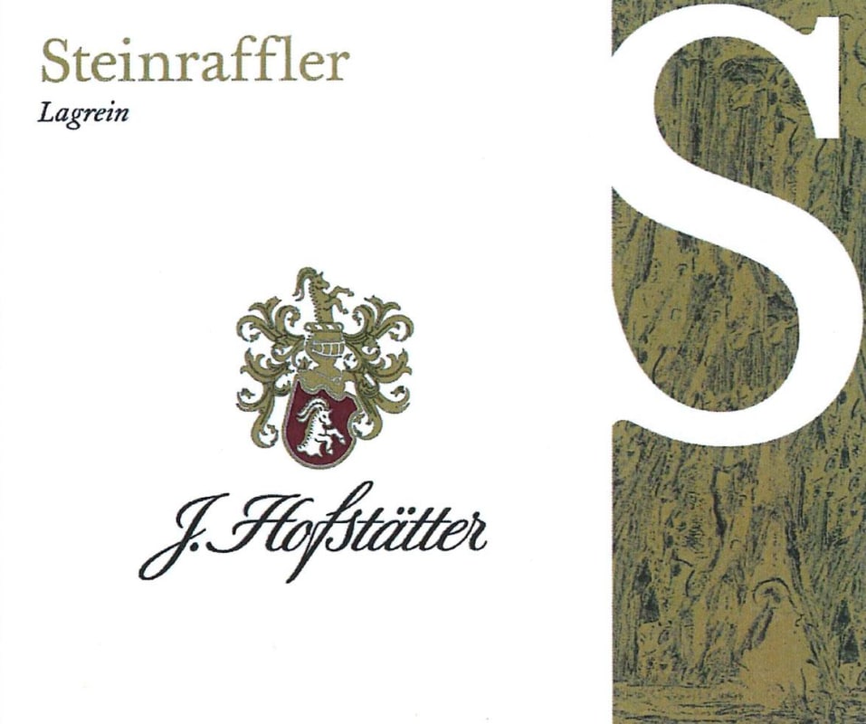 J. Hofstatter Alto Adige Steinraffler Lagrein 2013 Front Label