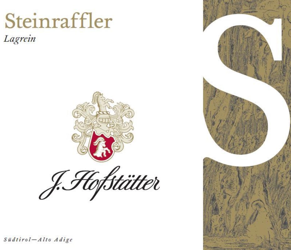 J. Hofstatter Alto Adige Steinraffler Lagrein 2007 Front Label