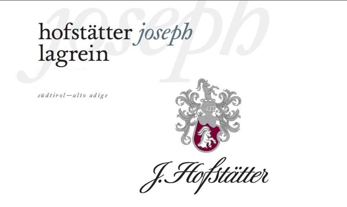 J. Hofstatter Alto Adige Joseph Lagrein 2014 Front Label