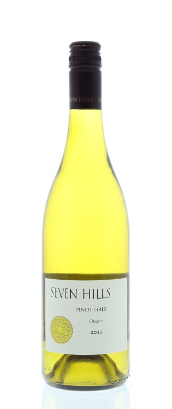 Seven Hills Winery Oregon Pinot Gris 2012 Front Bottle Shot