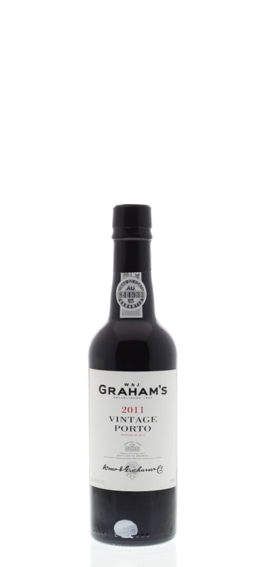 Graham's Vintage Port (375ML half-bottle) 2011 Front Bottle Shot