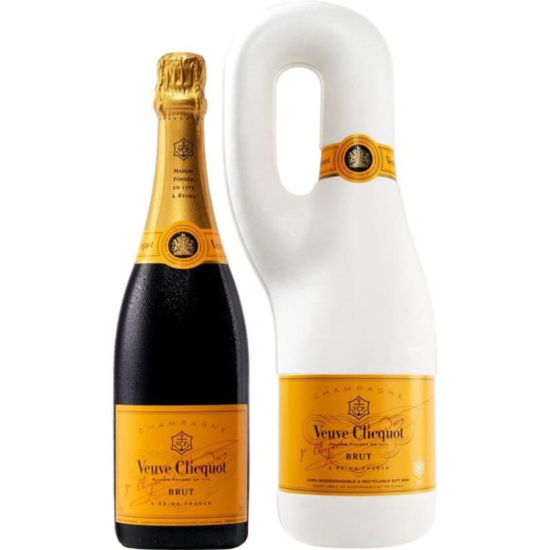 Veuve Clicquot Naturally Clicquot Brut Yellow Label Front Label
