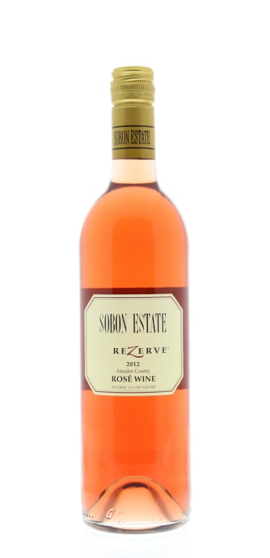 Sobon Estate Rose 2012 Front Bottle Shot