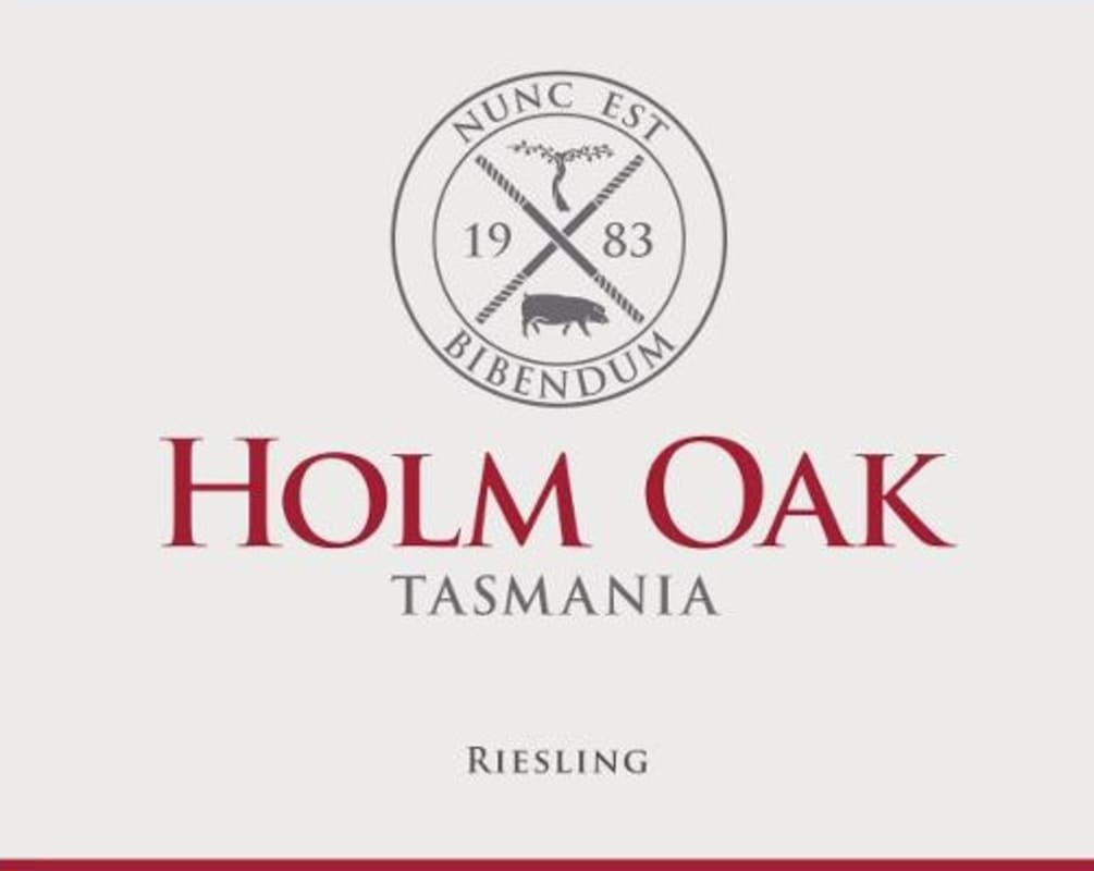 Holm Oak Tasmania Oak Vineyards Riesling 2016 Front Label