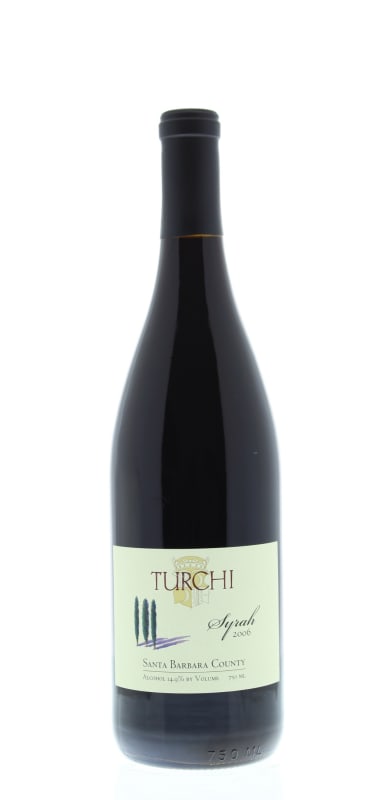 Turchi Santa Barbara Syrah 2006 Front Bottle Shot