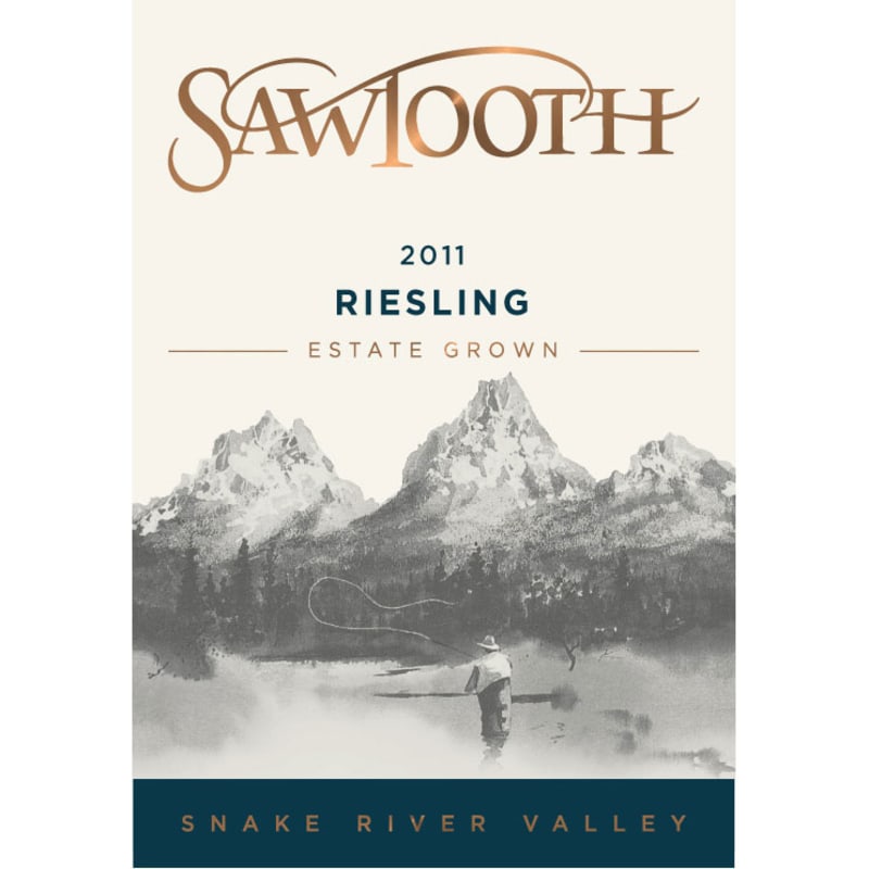 Sawtooth Riesling 2011 Front Label