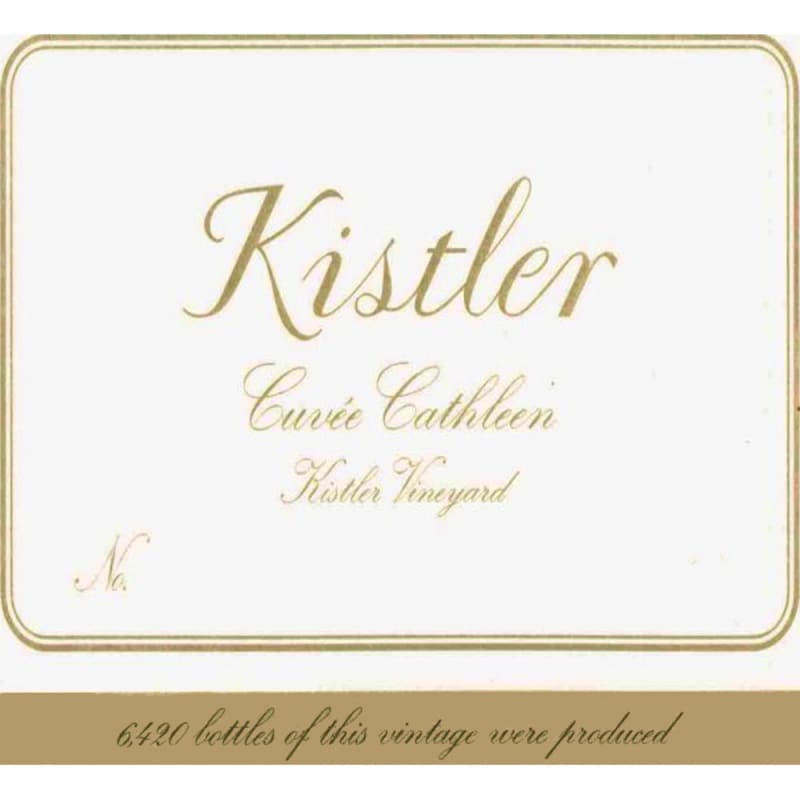 Kistler Vineyards Cuvee Cathleen Chardonnay 2003 Front Label