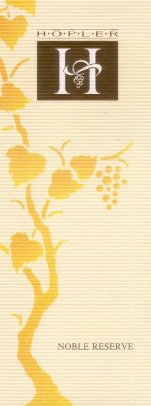 Hopler Noble Reserve 2007 Front Label