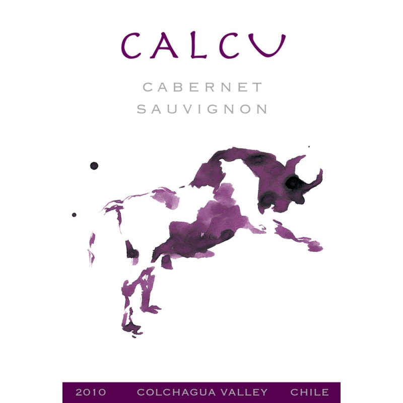 Calcu Cabernet Sauvignon 2010 Front Label