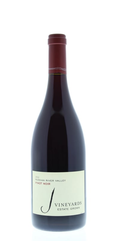 J Vineyards Russian River Pinot Noir 2012 Front Bottle Shot