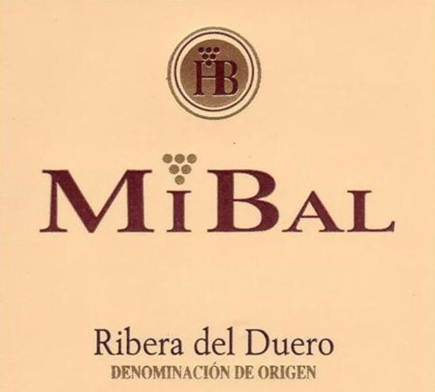 Bodegas Hornillos Ballesteros Mibal Roble 2008 Front Label