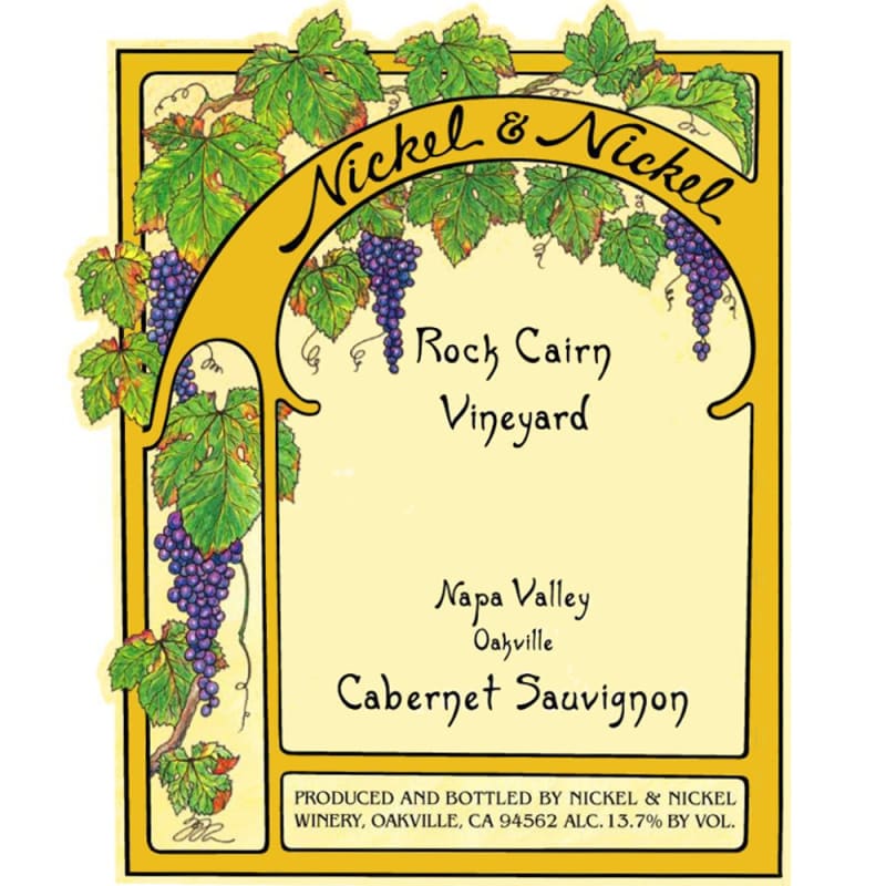 Nickel & Nickel Rock Cairn Vineyard Cabernet Sauvignon 2010 Front Label