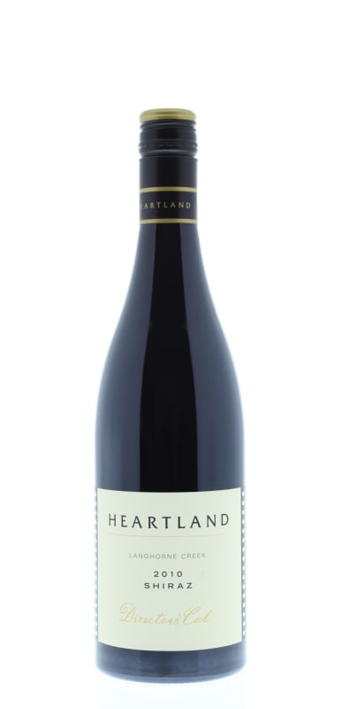 Heartland Directors Cut Shiraz 2010 Front Bottle Shot