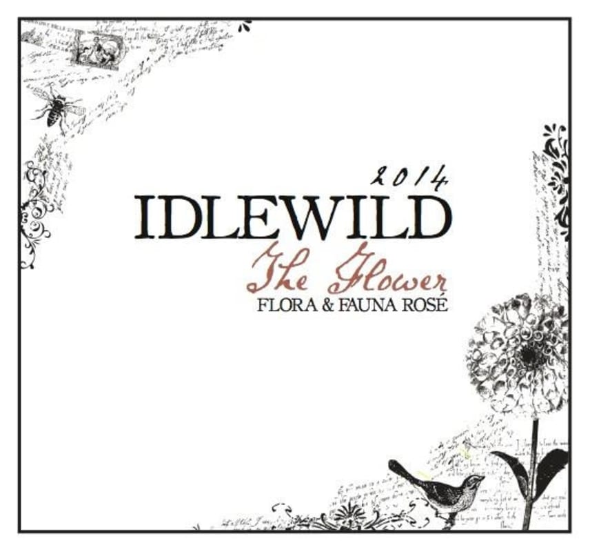 Idlewild The Flower Flora and Fauna Rose 2014 Front Label