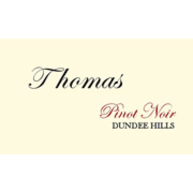Thomas Winery Dundee Hills Pinot Noir 2003 Front Label