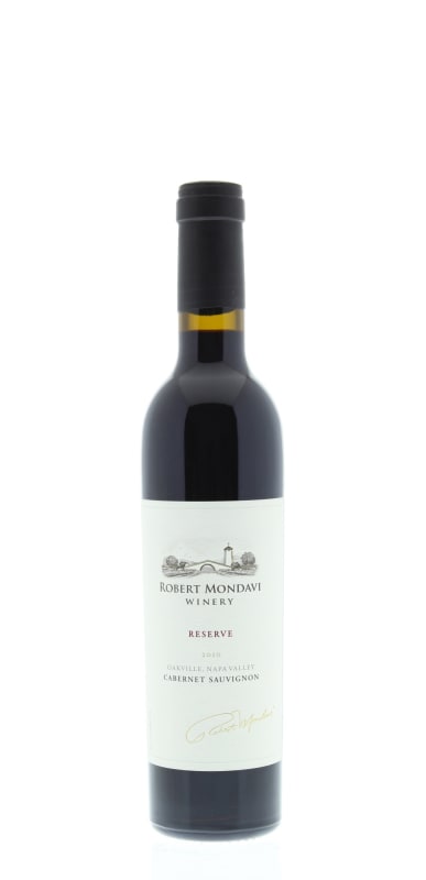 Robert Mondavi Reserve Cabernet Sauvignon (375ML half-bottle) 2010 Front Bottle Shot