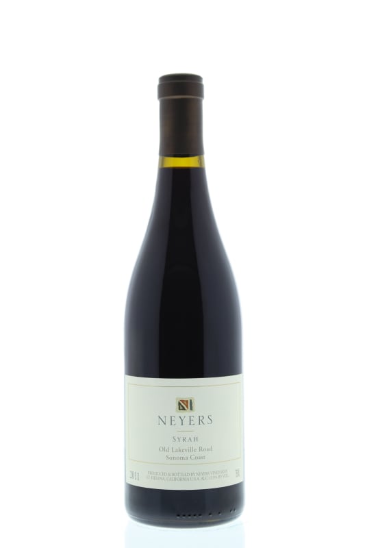 Neyers Syrah Sonoma Coast Old Lakeville Road 2011 Front Bottle Shot