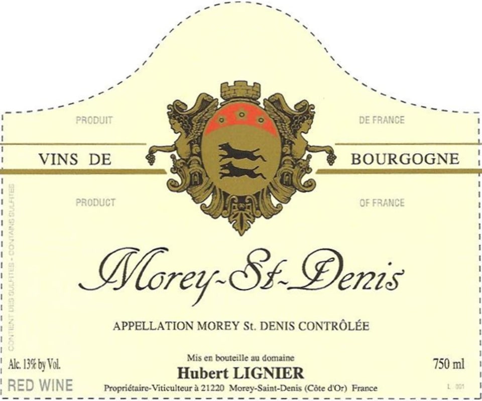 Hubert Lignier Morey-Saint-Denis 2011 Front Label