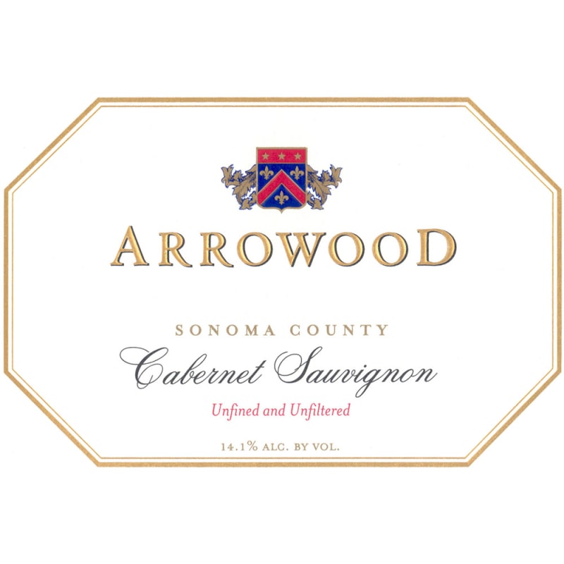 Arrowood Sonoma Cabernet Sauvignon 1993 Front Label