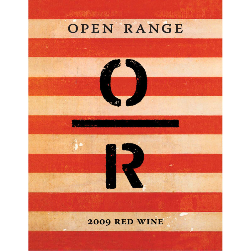 Casey Flat Ranch Open Range Red Blend 2009 Front Label