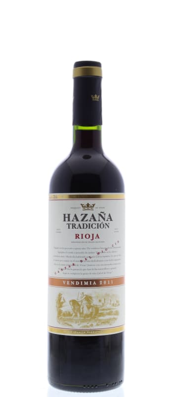 Hazana Rioja Tradicion 2011 Front Bottle Shot