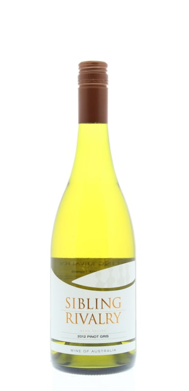 Sibling Rivalry Pinot Gris 2012 Front Bottle Shot