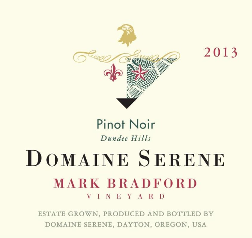 Domaine Serene Mark Bradford Vineyard Pinot Noir 2013 Front Label