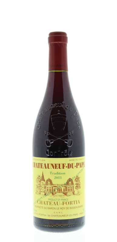 Chateau Fortia Tradition Chateauneuf-du-Pape 2011 Front Bottle Shot