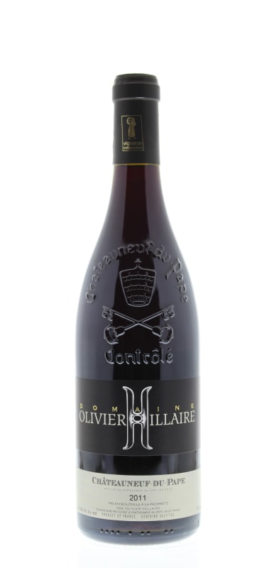Domaine Olivier Hillaire Chateauneuf-du-Pape 2011 Front Bottle Shot