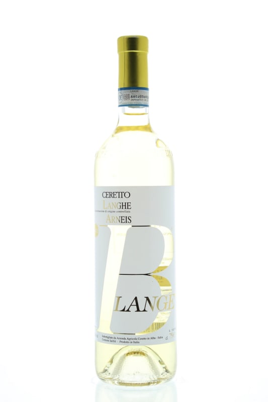 Ceretto Arneis Blange 2012 Front Bottle Shot
