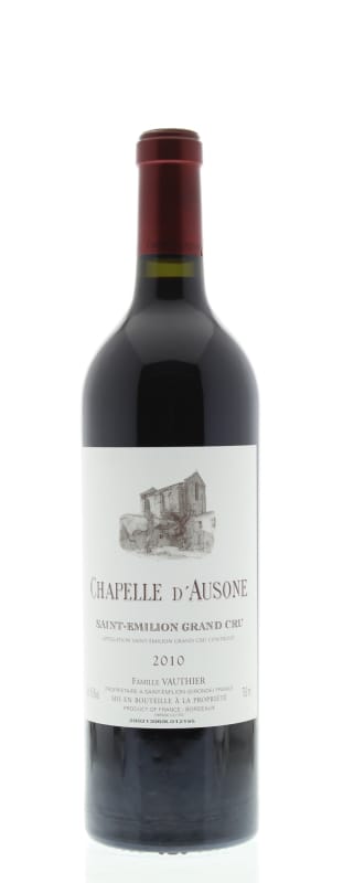 Chateau Ausone Chapelle d'Ausone 2010 Front Bottle Shot
