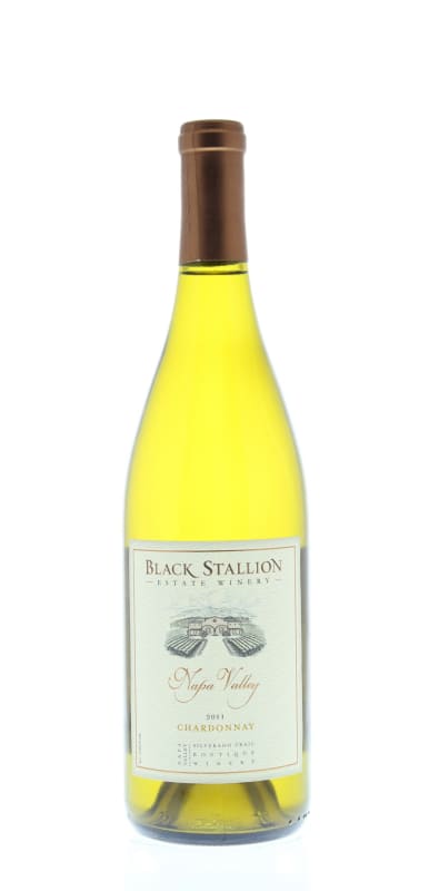 Black Stallion Winery Napa Valley Chardonnay 2011 Front Bottle Shot