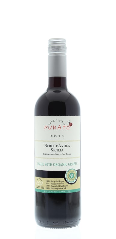 Feudo di Santa Tresa Purato Nero d'Avola 2011 Front Bottle Shot