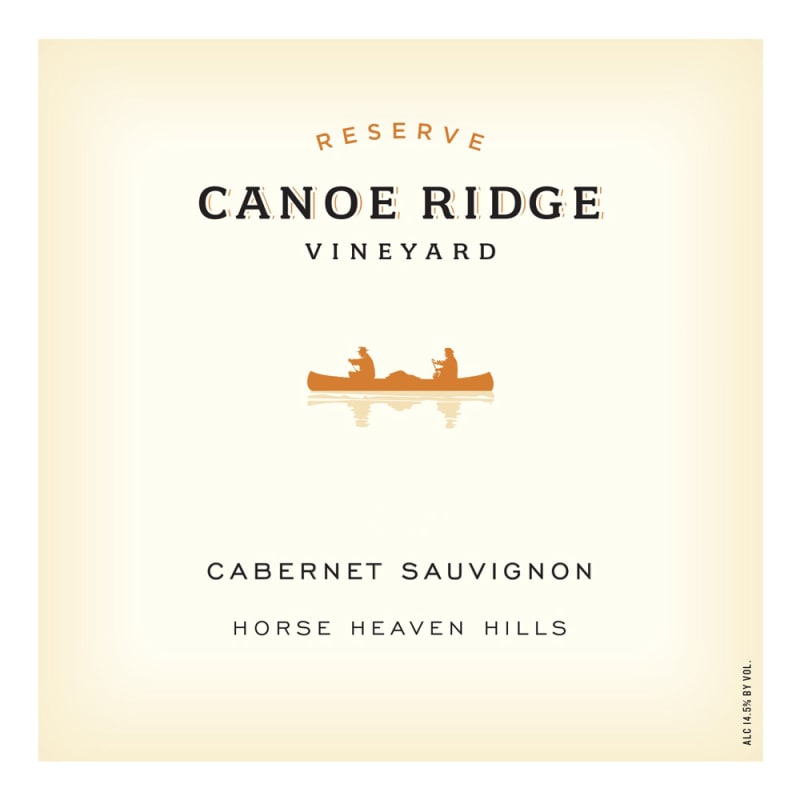 Canoe Ridge Reserve Cabernet Sauvignon 2008 Front Label