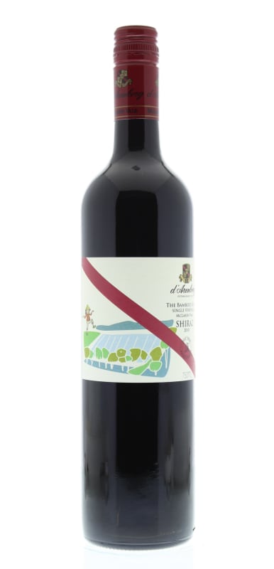 d'Arenberg The Bamboo Scrub Single Vineyard Shiraz 2010 Front Bottle Shot