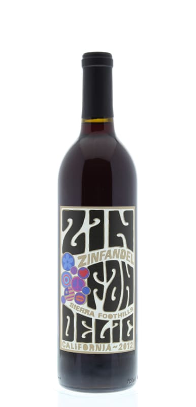Zinfandelic Sierra Foothills Old Vine Zinfandel 2012 Front Bottle Shot