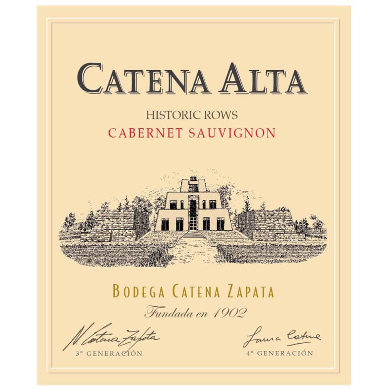 Catena Alta Cabernet Sauvignon 2010 Front Label