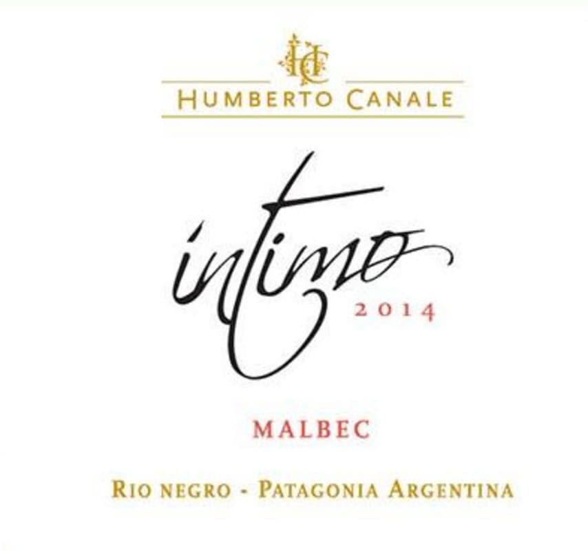 H. Canale Intimo Malbec 2014 Front Label