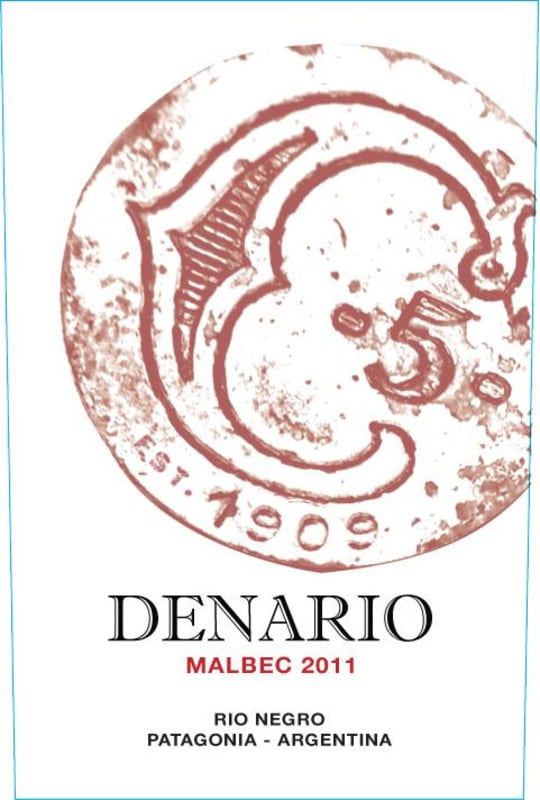 H. Canale Denario Malbec 2011 Front Label