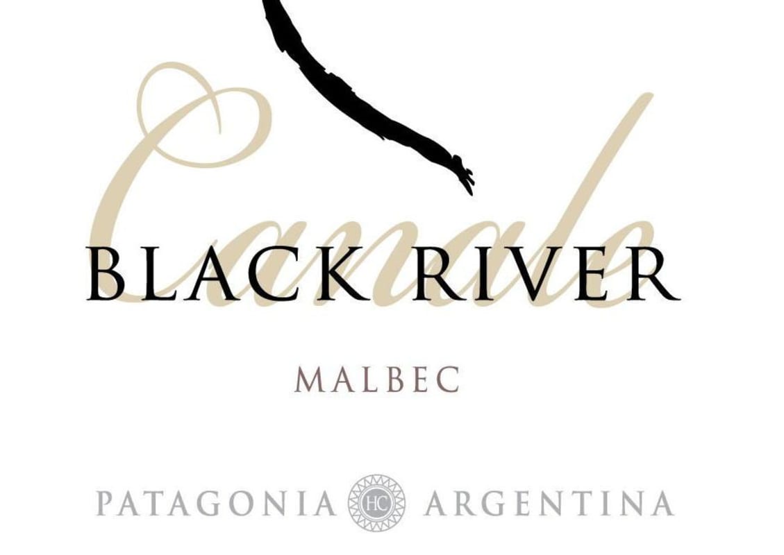 H. Canale Black River Malbec 2010 Front Label