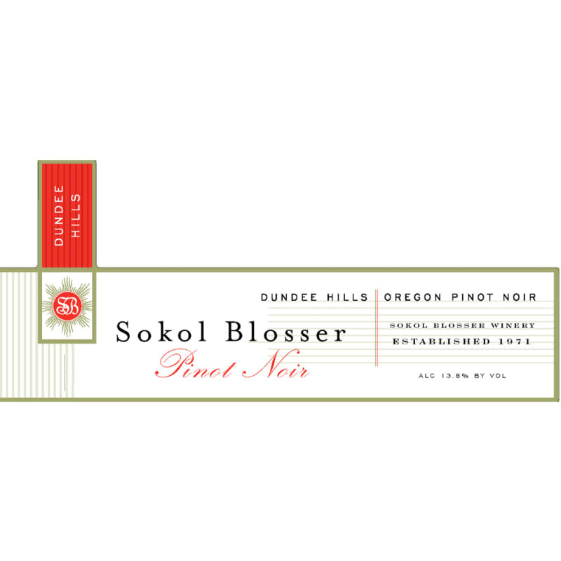 Sokol Blosser Dundee Hills Estate Pinot Noir 2011 Front Label