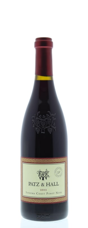 Patz & Hall Sonoma Coast Pinot Noir 2012 Front Bottle Shot