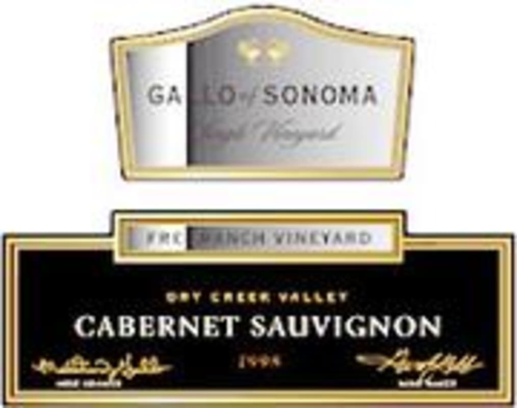 Gallo of Sonoma Frei Ranch Cabernet Sauvignon 1996 Front Label