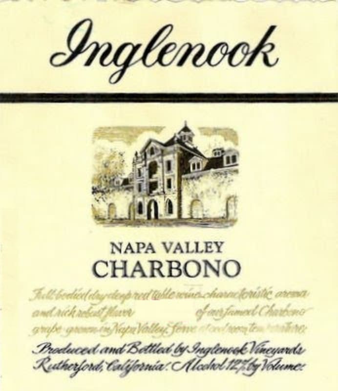 Inglenook Charbono 1970 Front Label