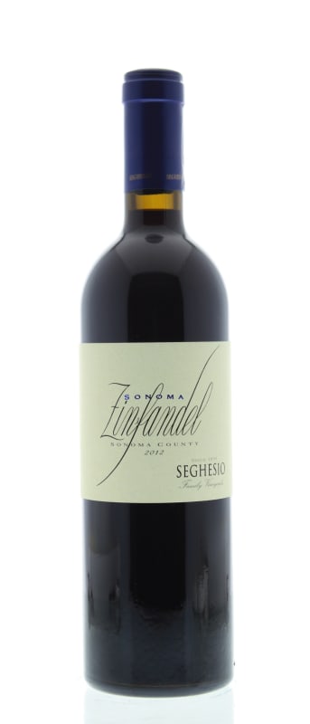 Seghesio Sonoma Zinfandel 2012 Front Bottle Shot