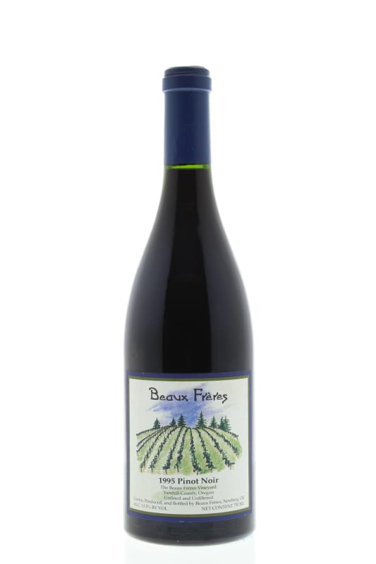 Beaux Freres The Beaux Freres Vineyard Pinot Noir 1995 Front Bottle Shot