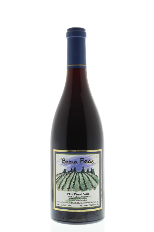 Beaux Freres The Beaux Freres Vineyard Pinot Noir 1996 Front Bottle Shot